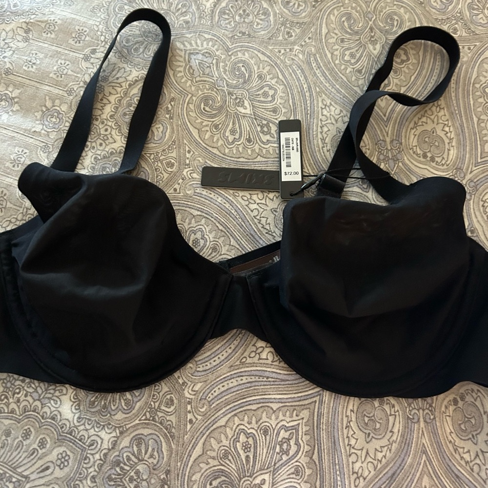SKIMS Classic Black Bra